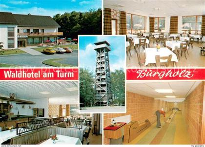 Burgholz Kirchhain Waldhotel am Turm Gastraeume Scherenbahn