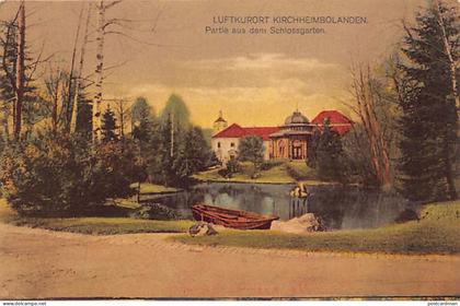 Deutschland - Kirchheimbolanden (RP) Luftkurort Kirchheimbolanden Partie aus dem Schlossgarten Verlag Val. Scheib Kirchh