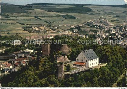 Kirn Nahe Kyrburg Fliegeraufnahme
