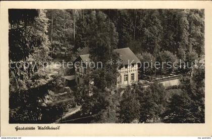 Kirnitzschtal Gaststaette Waldhaeusl