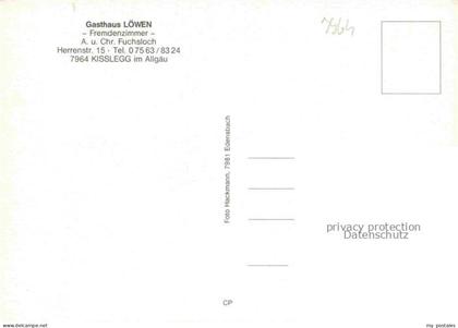 Kisslegg Gasthaus Loewen Panorama Gastraeume