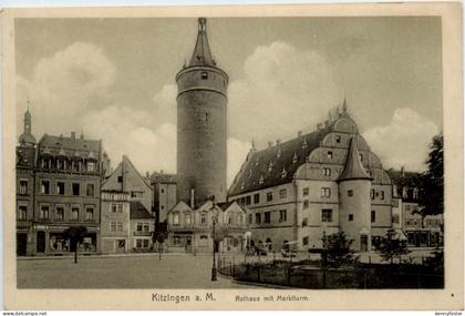 Kitzingen, Rathaus mit Marktturm