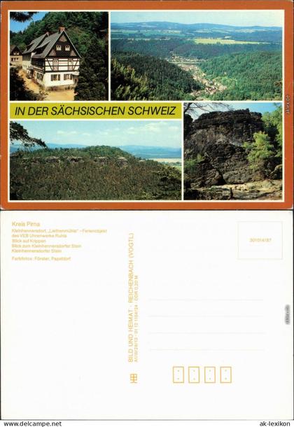 Kleinhennersdorf-Gohrisch (Sächs. Schweiz) Kleinhennersdorf  1987