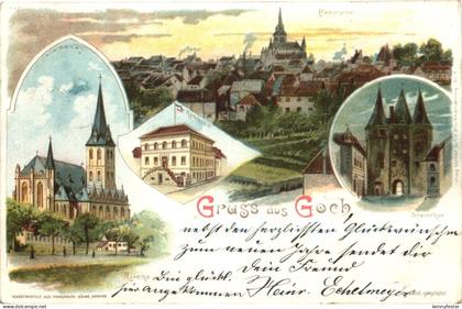 Gruss aus Goch - Litho
