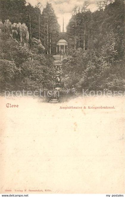 Kleve Amphitheater und Kriegerdenkmal