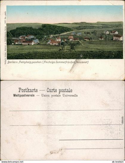 Ansichtskarte Höckendorf-Klingenberg (Sachsen) Stadtteil Borlas 1905