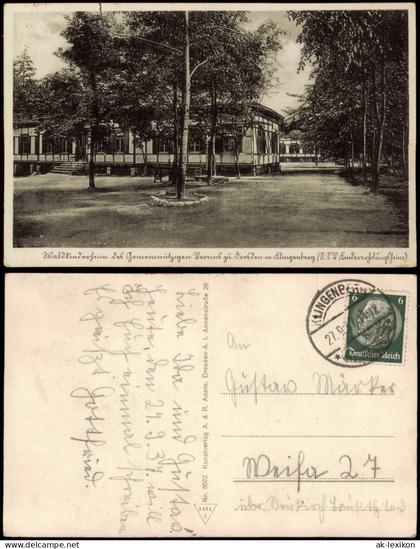 Ansichtskarte Klingenberg (Sachsen) Waldkinderheim 1937
