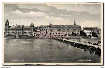 CPA Koblenz Schiffsbrucke