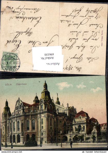 696550 Köln am Rhein Oper Theater Opernhaus gel Eschersheim