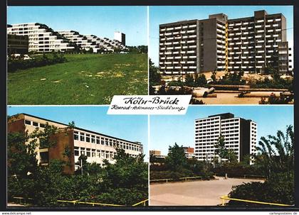 AK Köln-Brück, Szenen aus der Konrad-Adenauer-Siedlung