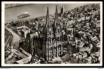 ALTE POSTKARTE KÖLN VON NW NORDWESTEN KÖLNER DOM RHEINGOLD SERIE Beschreibung Kriegsschäden postcard cpa Ansichtskarte