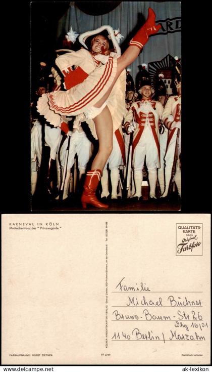 Ansichtskarte Köln Karneval Mariechentanz der Prinzengarde 1975