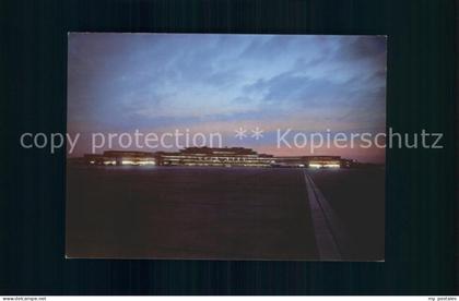 Koeln Rhein Flughafen Koeln/Bonn bei Nacht