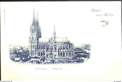 Koeln Rhein Koeln Dom x 1899