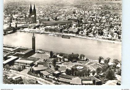 Koeln Rhein Koeln Fliegeraufnahme
