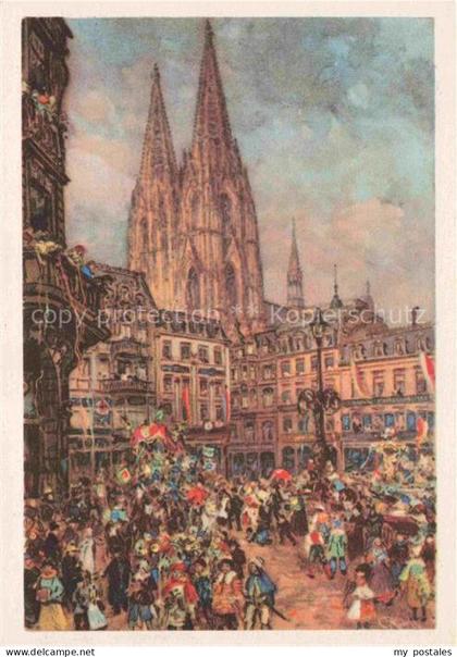KoeLN  RHEIN Koelner Karneval Kuenstlerkarte