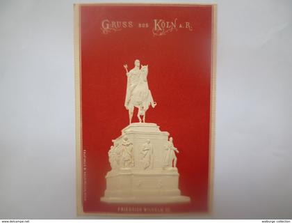 Köln: Gruss aus Köln- Friedrich Wilhelm III- RELIEF (K13)