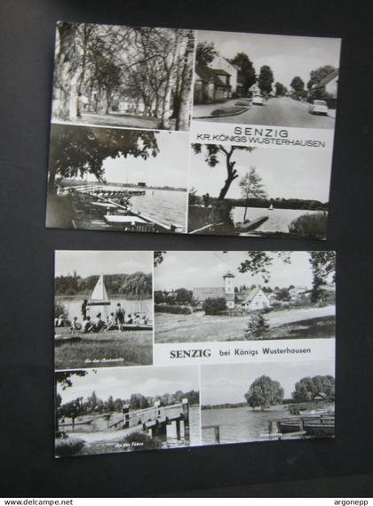Königs-Wusterhausen , SENZIG  ,   2 Schöne Karten um 1975