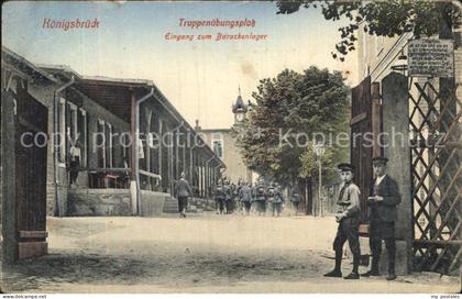 Koenigsbrueck Truppenuebungsplatz Barackenlager