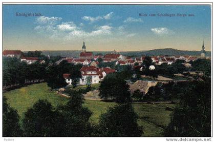Kônigsbrück  blick vom Scheibigen Berge aus.