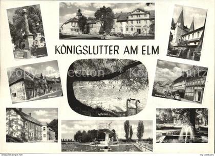 Koenigslutter Elm Kriegerdenkmal Landeskrankenhaus Kattreppeln Zollplatz