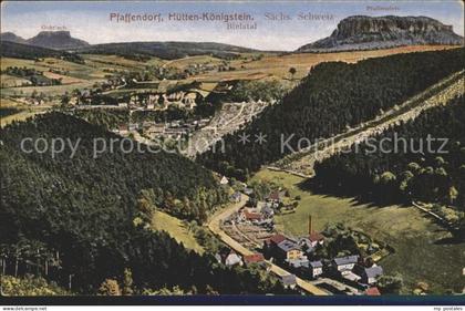 Pfaffendorf Koenigstein Huetten Koenigstein Bielatal Pfaffenstein