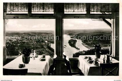 Drachenfels Hotel Restaurant auf dem Drachenfels mit Rheinblick