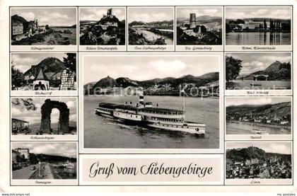 Koenigswinter Rolandsbogen Roehndorf Remagen Godesburg Bonn Bundeshaus Bad-Honne