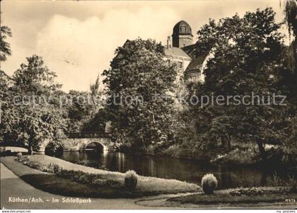 Koethen Anhalt im Schlosspark