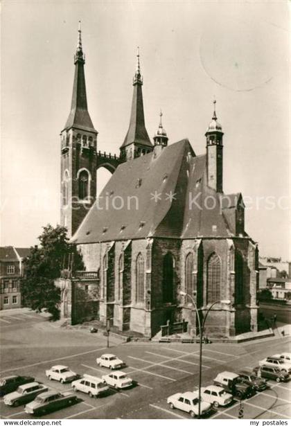 Koethen Anhalt Marktplatz mit St. Jakobskirche