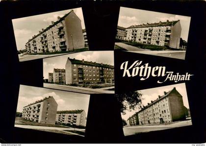 Koethen Anhalt Neue Wohnblocks in der Edderitzer- Heinrich-Heine- und Mendelssoh
