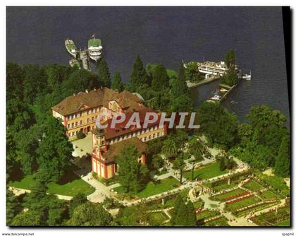 CPM Ile de Mainau au Lac de Constance Chateau Eglise Terrasse du Chateau et Roseraie