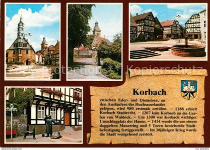 Korbach Kirche Schloss Markt Fachwerkhaeuser