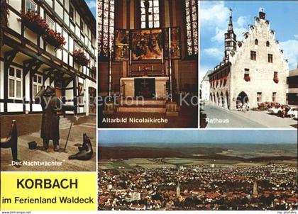 Korbach Nachtwaechter Rathaus Nicolaikirche