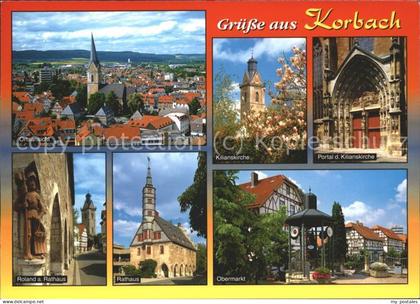 Korbach Rathaus u.Kilianskirche