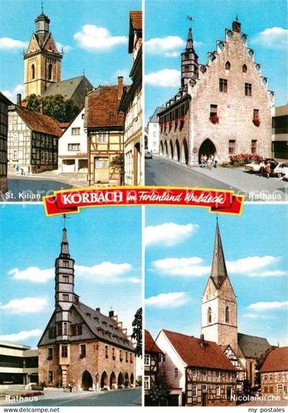 Korbach Sankt Kilian Rathaus Nicolaikirche