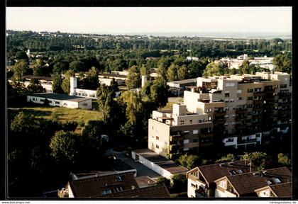 AK Kornwestheim, Strassenpartie mit Hochhäusern