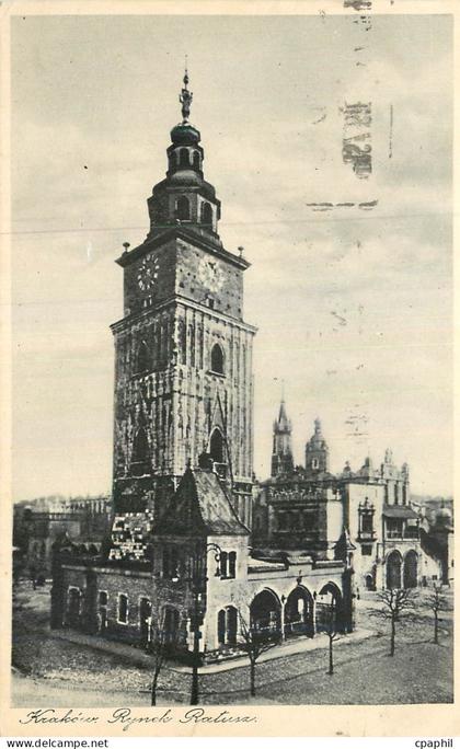 CPA Rathausturm Krakow