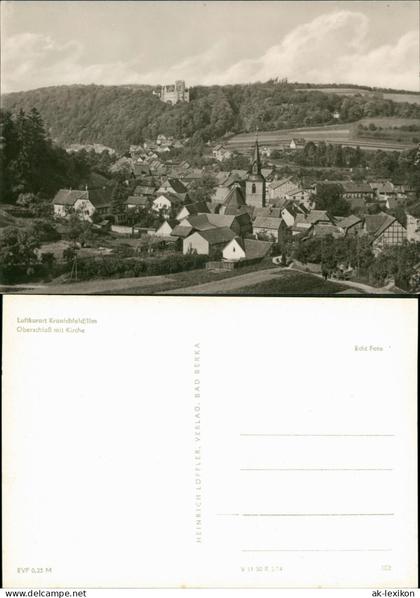 Ansichtskarte Kranichfeld Stadtpartie - Fotokarte 1974