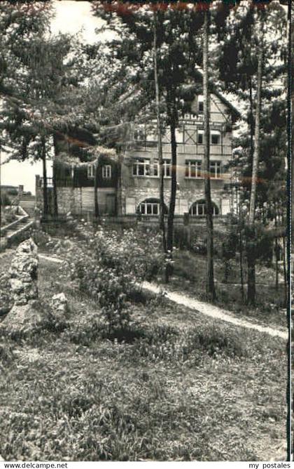 Kranichfeld Gaststaette Stiefelburg x 1959