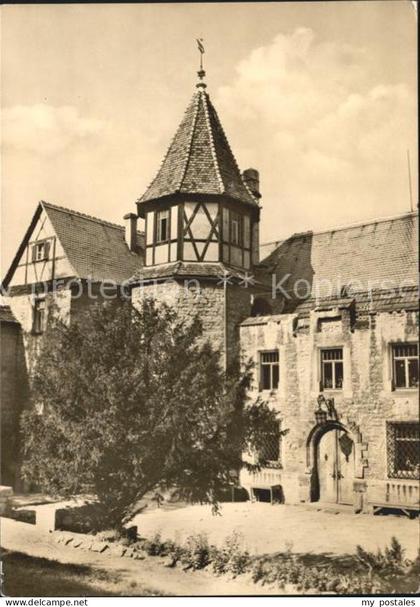 Kranichfeld Niederburg Innenhof