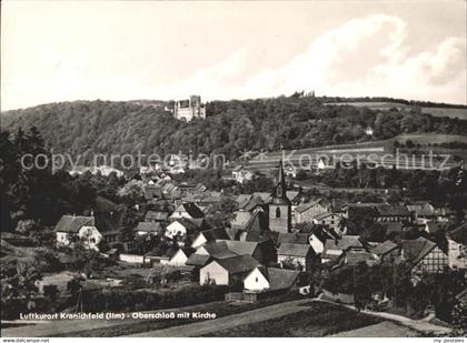 Kranichfeld Oberschloss mit Kirche