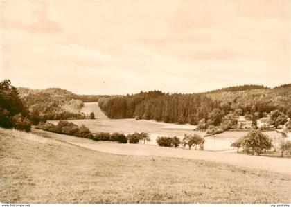 Kranichfeld Zieglersgrund Tal Wiesen Wald Landschaft Haeuser