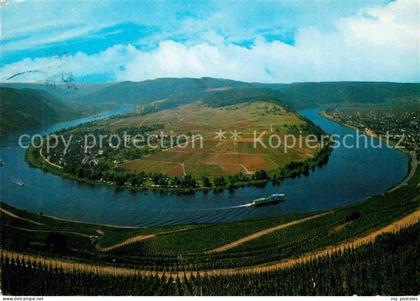 Kroev Mosel Fliegeraufnahme Moselschleife
