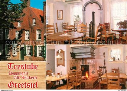 Greetsiel Krummhoern Aurich Niedersachsen Baeckereimuseum Teestube Kunstausstel