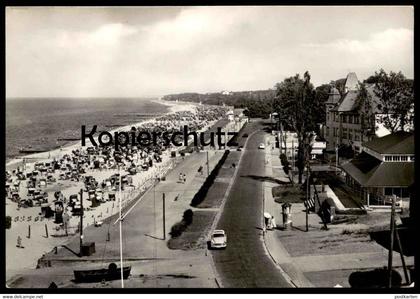 ÄLTERE POSTKARTE KÜHLUNGSBORN 1967 STRANDANSICHT PROMENADE beach plage esplanade Kuehlungsborn postcard Ansichtskarte AK