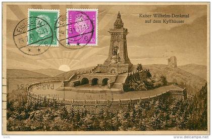 Allemagne - Germany - Thuringe - Kyffhaeuser - Kaiser Wilheim Denkmal auf dem Kyffhäuser - état