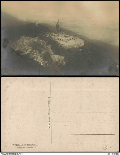 Ansichtskarte Kelbra (Kyffhäuser) Fliegeraufnahme Kyffhäuser Denkmal 1923