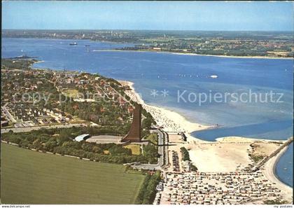 Laboe Fliegeraufnahme Denkmal