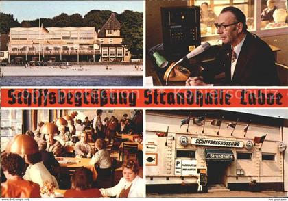 Laboe Schiffsbegruessung Strandhalle Laboe